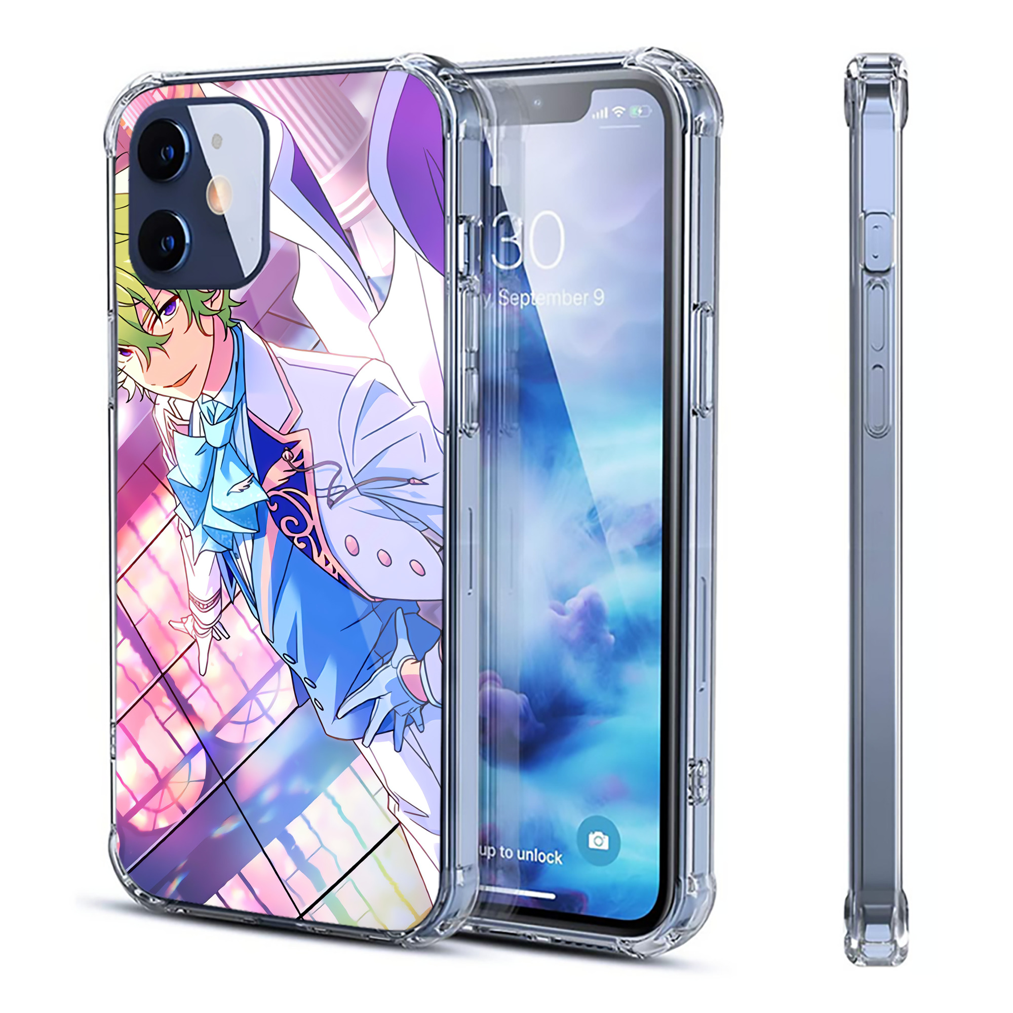 （画像用） あんさんぶるスターズ! Ensemble Stars 【iPhone 12シリーズ対応】透明スマホケース（クリアソフトケース）